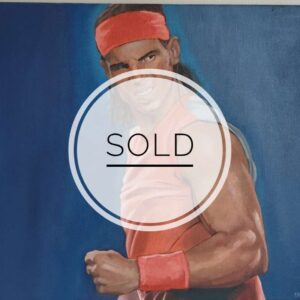 Rafael Nadal (The Matador) – alkuperäinen öljyvärimaalaus | 46x55cm - Kuva 1