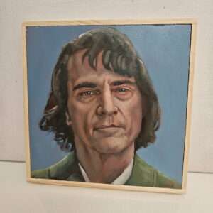 The Joker original oil painting displayed to highlight its cinematic impact as a physical artwork