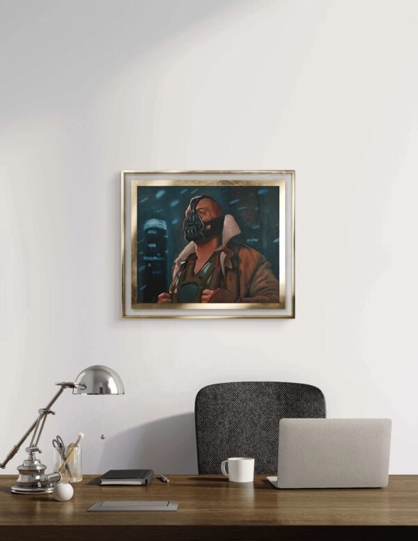 Bane (Tom Hardy) – Alkuperäinen öljyvärimaalaus | 38x46cm