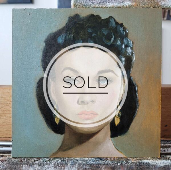 Scarlett O’Hara – Original Oil Painting | 20x20cm