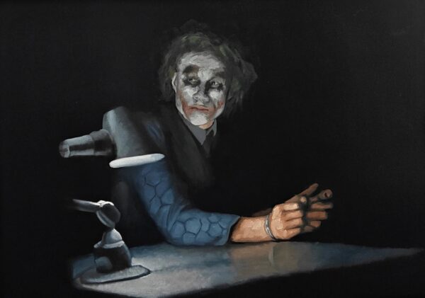 The Joker (The Dark Knight) – Alkuperäinen öljyvärimaalaus | 50x70cm